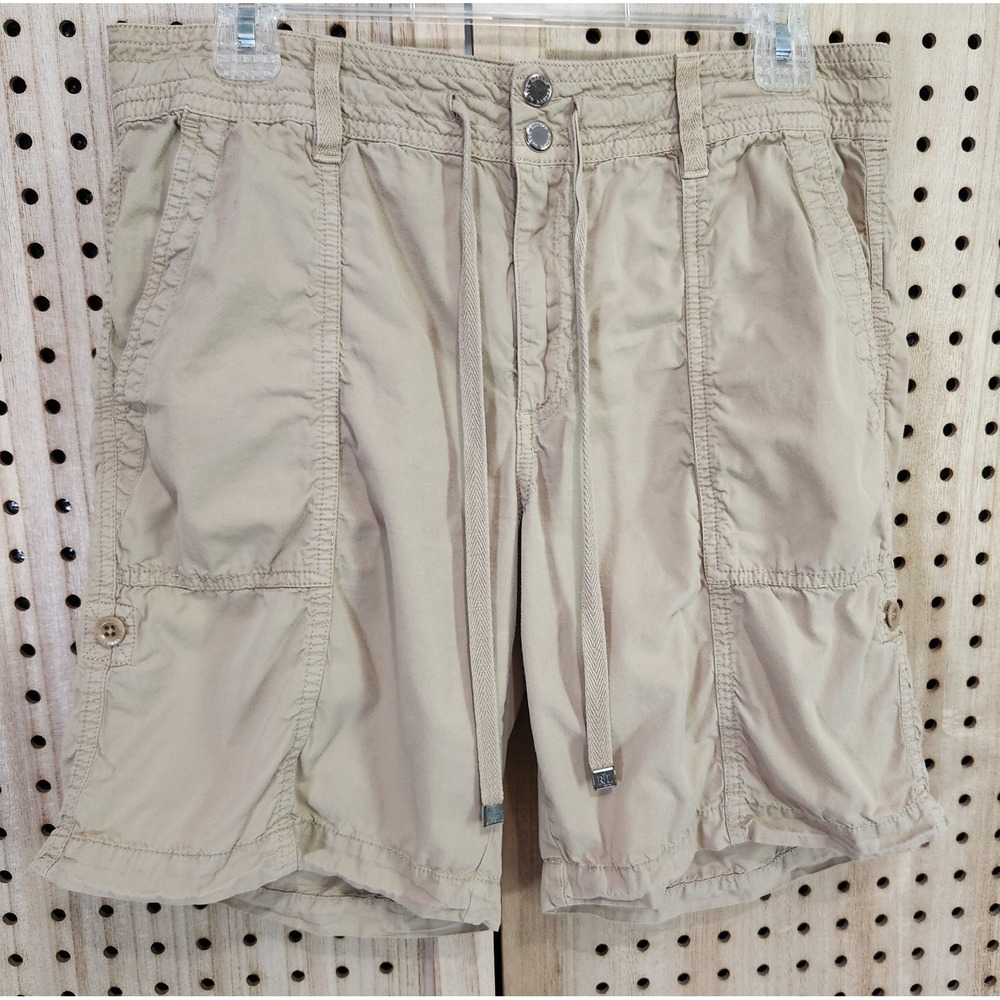 Lauren Ralph‎ Lauren Shorts Womens 6 Hiking Drawstring Khaki 100% Cotton